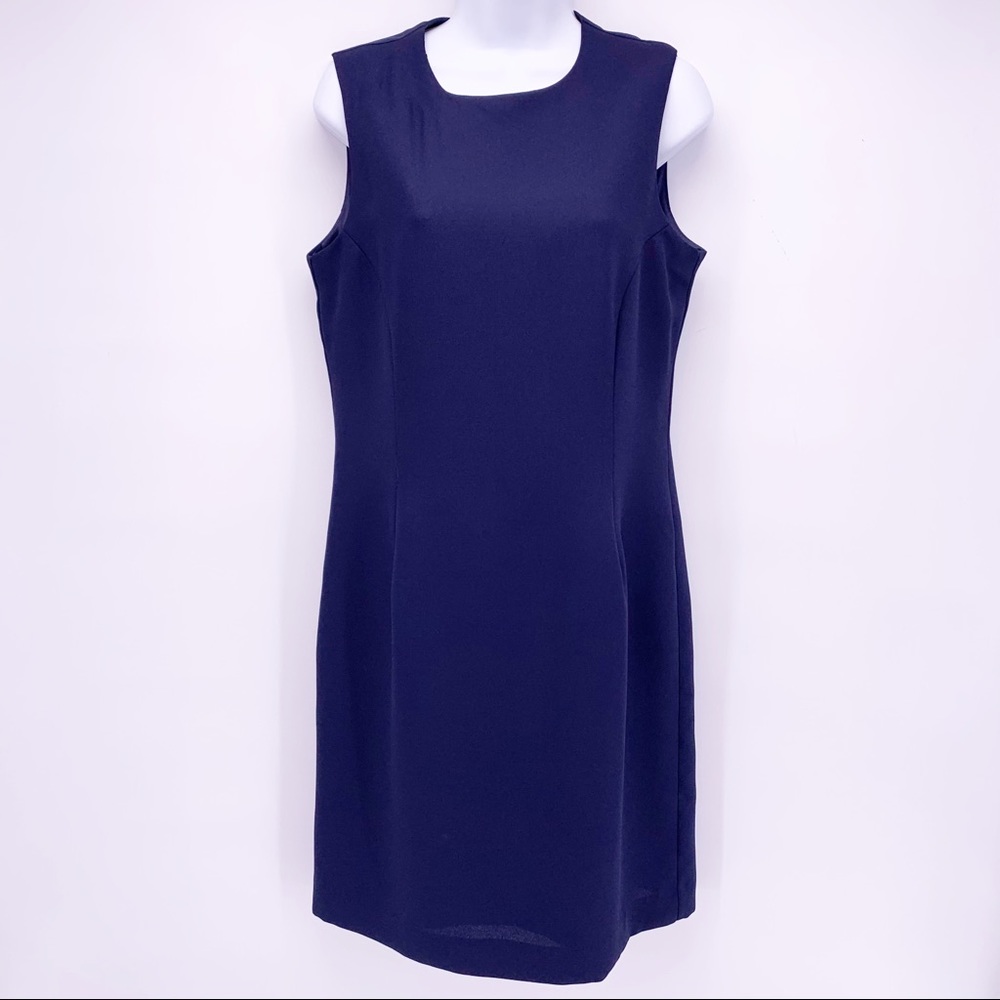 Pendleton Navy Midi Dress